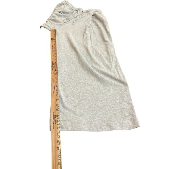 Zara Wide Leg Cropped Sweatpants Women’s Size Large Gray Pleated Pockets Comfort - Picture 7 of 9